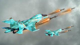 Is The Sukhoi SU-34 Fullback Fighter Bomber Better Than F-15EX ⁉️