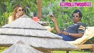 Jay-Z & Beyonce Kick Back With Some Wine & Smoke On Her Birthday At Hotel Pitrizza In Sardinia Italy