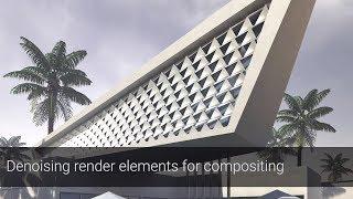V-Ray Next for Rhino – Denoising render elements for compositing