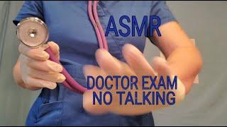 ASMR Doctor Exam (No Talking) [REAL MEDICAL TOOLS] Heartbeat Sounds, Blood Pressure