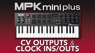 Akai Pro MPK Mini Plus | How to Use the CV & Clock Outputs