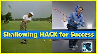 Shallowing Hack for Your Golf Swing #golftips