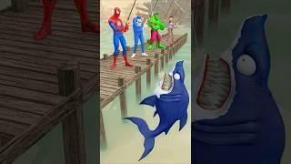 Spider-man challenge fishing vs Tani, Hulk, Granny #gta #spiderman #funnyvideo #homemaranha