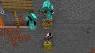 Minecraft Runner vs 2 Diamond Hunters