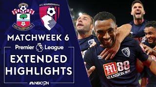 Southampton v. Bournemouth | PREMIER LEAGUE HIGHLIGHTS | 9/20/19 | NBC Sports