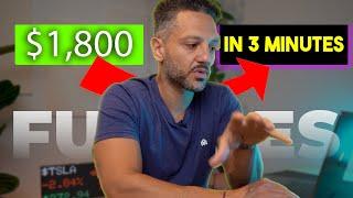 Watch Me Make $1,800 Trading Futures LIVE in a Small Account