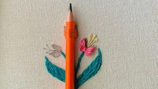 Trick for beautiful hand embroidery flower