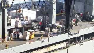 US Navy USS Bonhomme Richard Vertical Replenishment