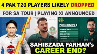 4 Player likely drop for SA Tour | PAK playing announced for 2nd T20 vs Zimbabwe