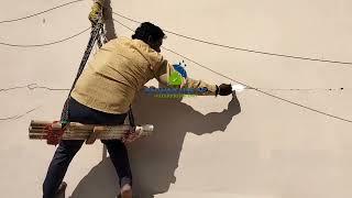 External Wall Crack Filling and Chemical Coating in Hyderabad  | Shivakumar Waterproofing Services