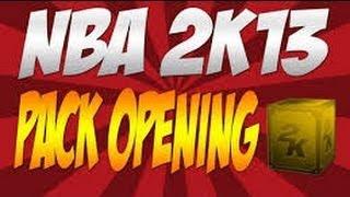 NBA2K13 30K gold pack opening