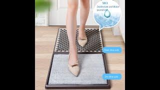 Disinfection shoes door mat