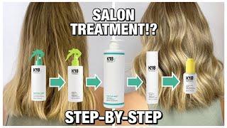 K18 is a TOTAL hair game changer! Salon treatment TUTORIAL, packed with usage tips and how to's...