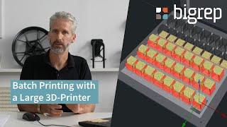 Batch 3D Printing on a Large Format 3D Printer