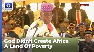 God Didn’t Create Africa A Land Of Poverty, We Made Africa Land Of Poverty – Obasanjo