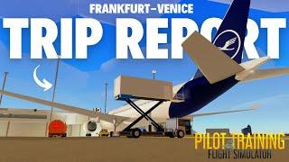 Roblox PTFS Full Flight ️ | Airbus A330 (Real Sounds ) | Frankfurt-venice | Trip Report