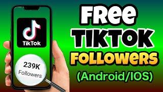  How to Get Free TikTok Followers in 2024 (iOS/Android) || 1000 Free TikTok Followers