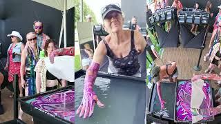 Body Marbling Paint Dip 10 at Faster Horses Festival July 20th 2024