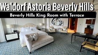 Waldorf Astoria Beverly Hills | Beverly Hills King Room with Terrace