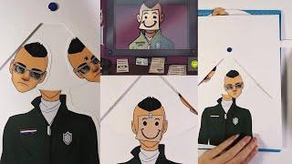 [My Kawaiii Station] DIY Paper craft️ That s not my neighbor Steven Rudboys DOPPELGANGERS ️