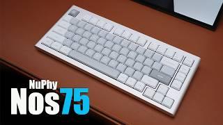 NuPhy Nos75 Review - PREMIUM All-Aluminum Keyboard!