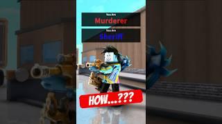 SHERIFF and MURDERER in MM2 Roblox #roblox #mm2 #murdermystery2