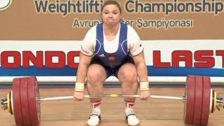2012 European Weightlifting Championships, Women +75 kg \ Тяжелая Атлетика. Чемпионат Европы