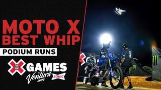 Moto X Best Whip: Top 3 Runs | X Games Ventura 2024