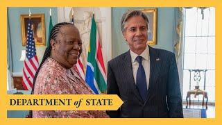 Secretary Blinken meets with South African Foreign Minister Naledi Pandor