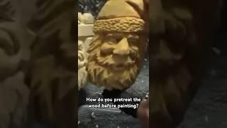 Pretreat your carvings #art #woodcarving #carved