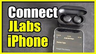 How to Connect & Pair your JLabs wireless earbuds to iPhone (Bluetooth Settings)