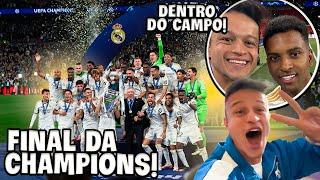 REAL MADRID CAMPEÃO DA CHAMPIONS E EU ENTREI DENTRO DO CAMPO!! Real Madrid x Borussia Dortmund