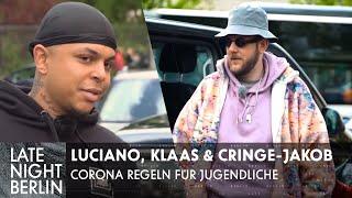 Luciano & Klaas steuern Cringe-Jakob: Corona Regeln für Jugendliche | Late Night Berlin | ProSieben