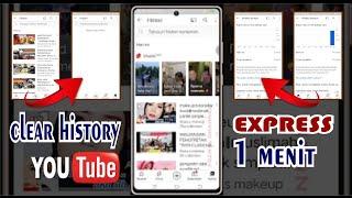 cara cepat clear history | quickly delete history just one minute on youtube | 2021 #shorts - ADZMAL