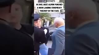 Flashback 2002: Buzz Aldrin Punches a Conspiracy Theorist #shorts