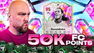 50K FC Points Decides My Team w/ 95 FUT BIRTHDAY ICON RONALDINHO!