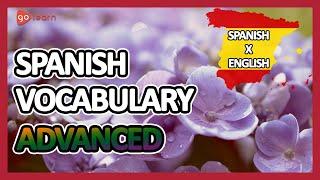 Learn Spanish |Part 15: Spanish Vocabulary Advanced | Golearn