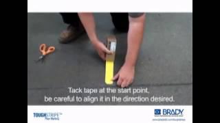 Нанесение и снятие ленты ToughStripe™ (ЮНИТ МАРК ПРО)