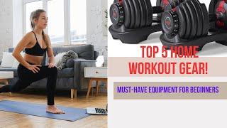 Top 5 Must-Have Home Workout Equipment for Beginners! #HomeWorkout #FitnessGear #BeginnerWorkout