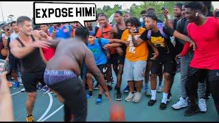 Trash Talker Gets ANKLES BROKEN & EXPOSED Bad! 5v5 Basketball