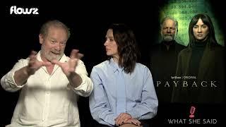 Peter Mullan & Morven Christie on BritBox's 'Payback' | Anne Brodie Interview