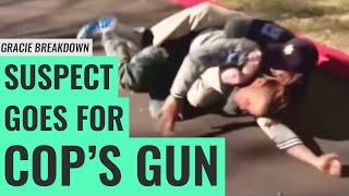 Suspect Goes for Gun - Jiu-Jitsu Saves Lives (Tulsa PD Gracie Breakdown)