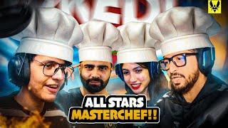 All Stars MasterChefs!‍ Overcooked 2 Chaos  ft. @liveinsaan @XyaaLive @classifiedyt@Aurum_pubg