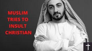 ARAB MUSLIM TRIES TO INSULT CP |Christian Prince