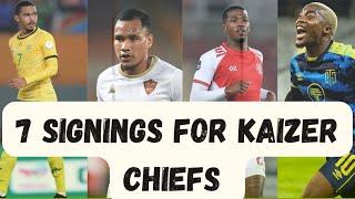 7 Player Signings For Kaizer Chiefs