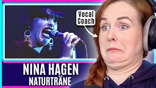 BIZARRE German Punk Opera  | Vocal Coach Analysis Nina Hagen - Naturträne Reaction