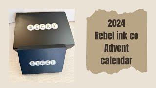 REBEL INK CO 2024 ink advent || Planner Advent Calendar unboxing ||