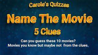 Movie Mystery Challenge! Can You Identify These Movies From 5 Clues?