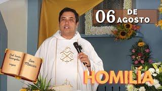 EVANGELIO DE HOY martes 6 de agosto del 2024 - Padre Arturo Cornejo