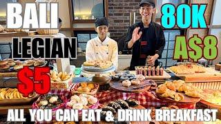 Bali $5 All You Can Eat Buffet Breakfast, Best Food Review Vlog 2024